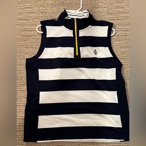 Like New Navy and white striped Lauren active Ralph Lauren tank top. Size XL